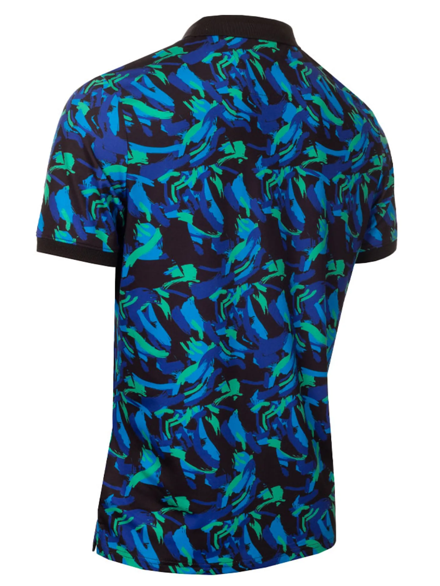Calvin Klein Brushstroke Print Polo - Brushstroke Print