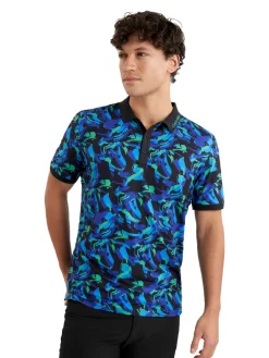 Calvin Klein Brushstroke Print Polo - Brushstroke Print
