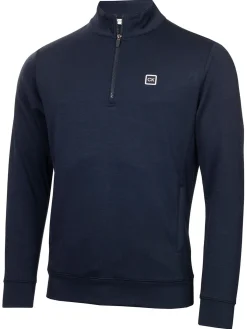 Calvin Klein Concord Half Zip Sweater - Navy
