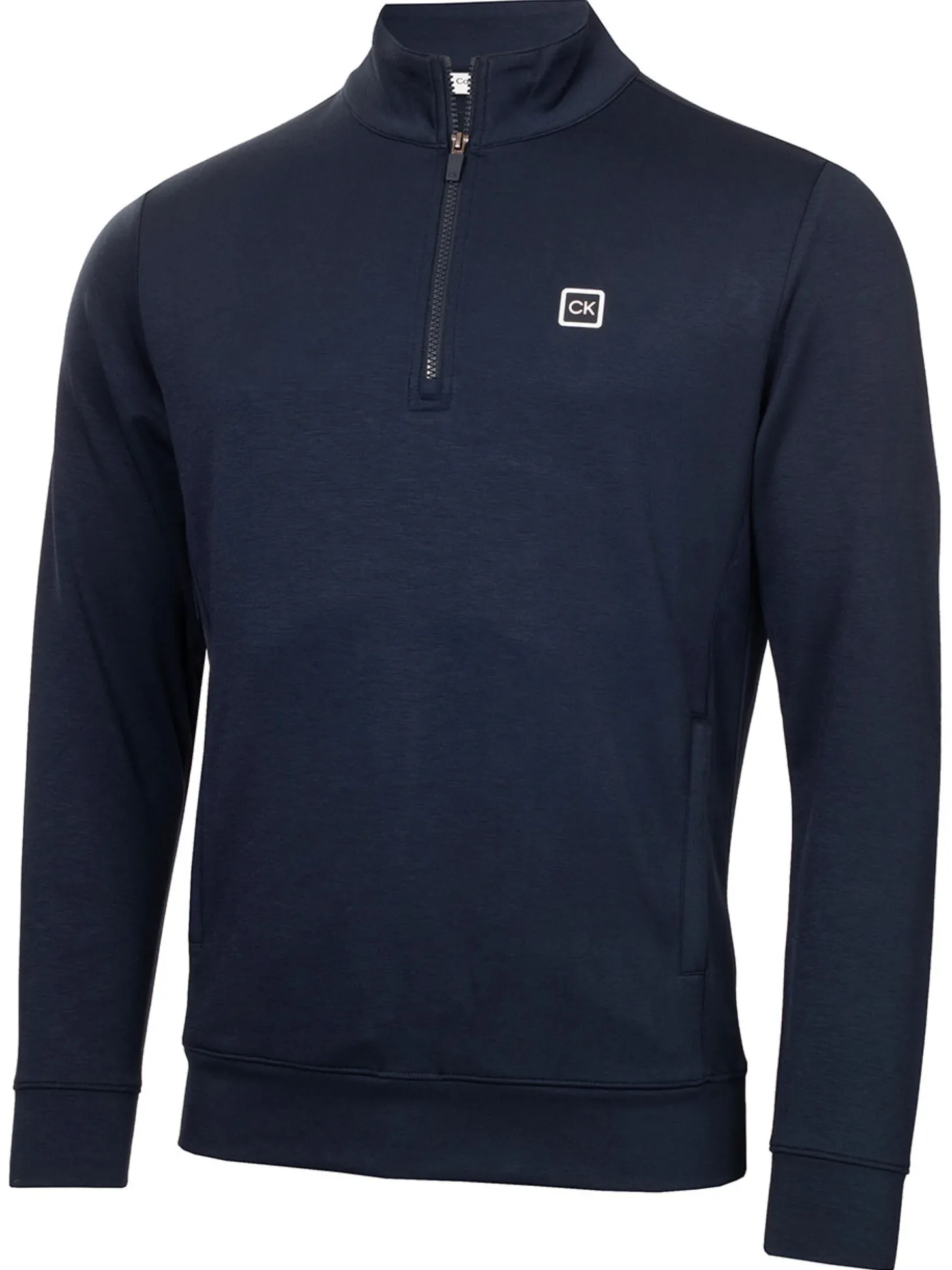 Calvin Klein Concord Half Zip Sweater - Navy