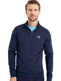 Calvin Klein Concord Half Zip Sweater - Navy