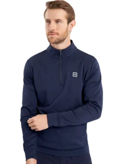 Calvin Klein Concord Half Zip Sweater - Navy