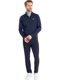 Calvin Klein Concord Half Zip Sweater - Navy
