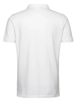 Calvin Klein Cotton Blend Quad Polo - White