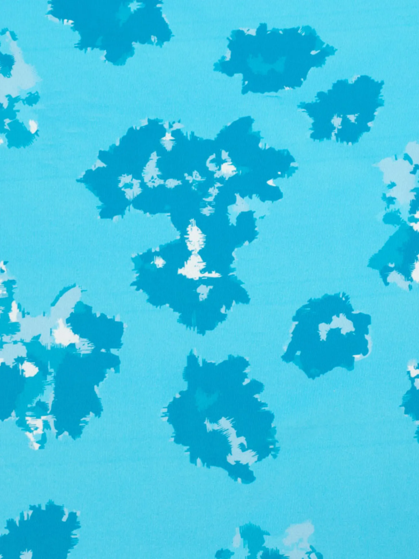 Calvin Klein Cyber Floral Print Polo Shirt - Aquarius