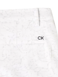 Calvin Klein Printed Bullet Regular Fit Stretch Short - White