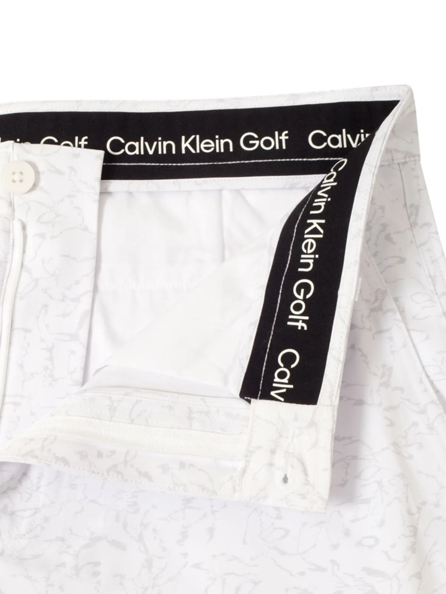 Calvin Klein Printed Bullet Regular Fit Stretch Short - White