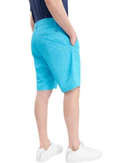 Calvin Klein Printed Bullet Regular Fit Stretch Short - Aquarius