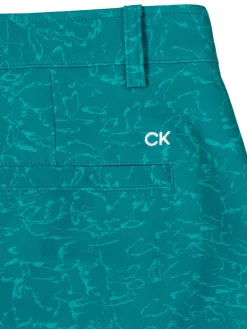 Calvin Klein Printed Bullet Regular Fit Stretch Short - Sea Green