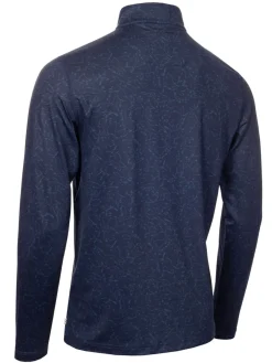 Calvin Klein Printed Newport 1/4-Zip - Navy