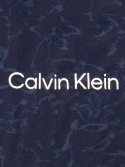Calvin Klein Printed Newport 1/4-Zip - Navy
