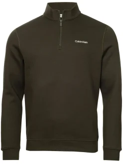 Calvin Klein West Lake Half Zip Layering - Hunter Green