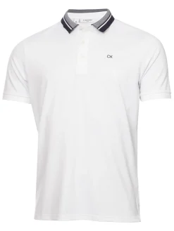 Calvin Klein Whisper Polo Shirt - White