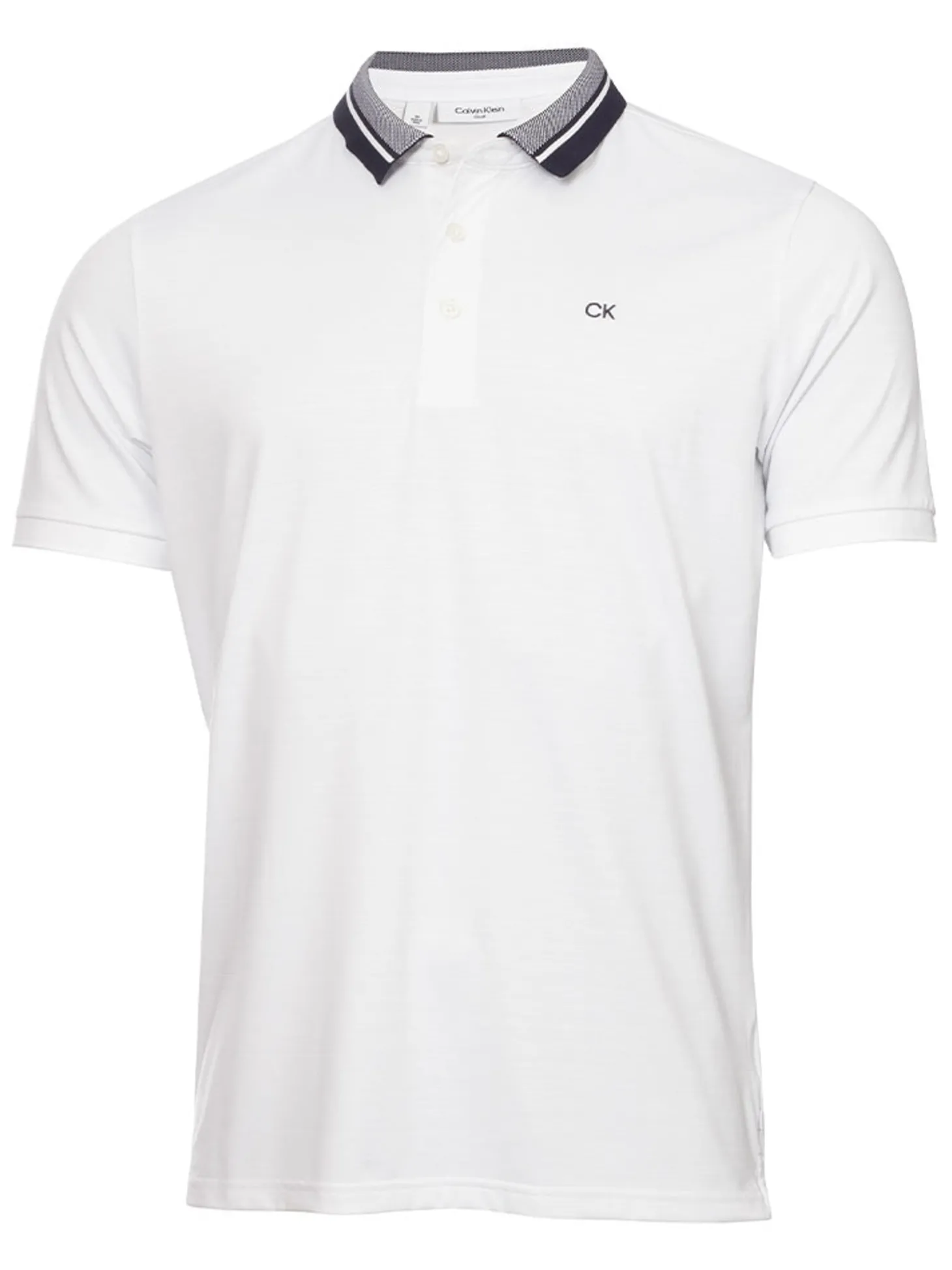 Calvin Klein Whisper Polo Shirt - White
