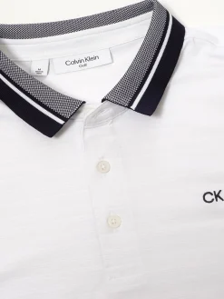 Calvin Klein Whisper Polo Shirt - White