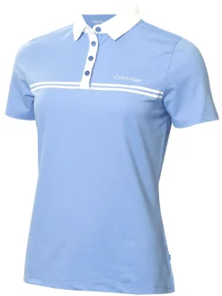 Calvin Klein Womens Bellevue Polo Shirt - Cornflower Blue