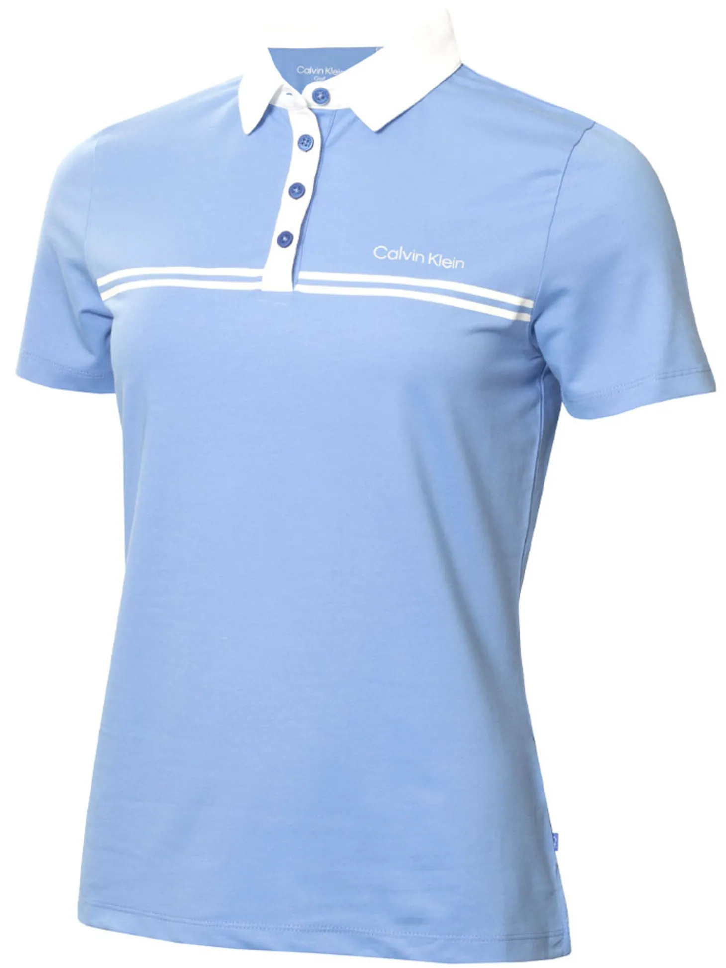 Calvin Klein Womens Bellevue Polo Shirt - Cornflower Blue