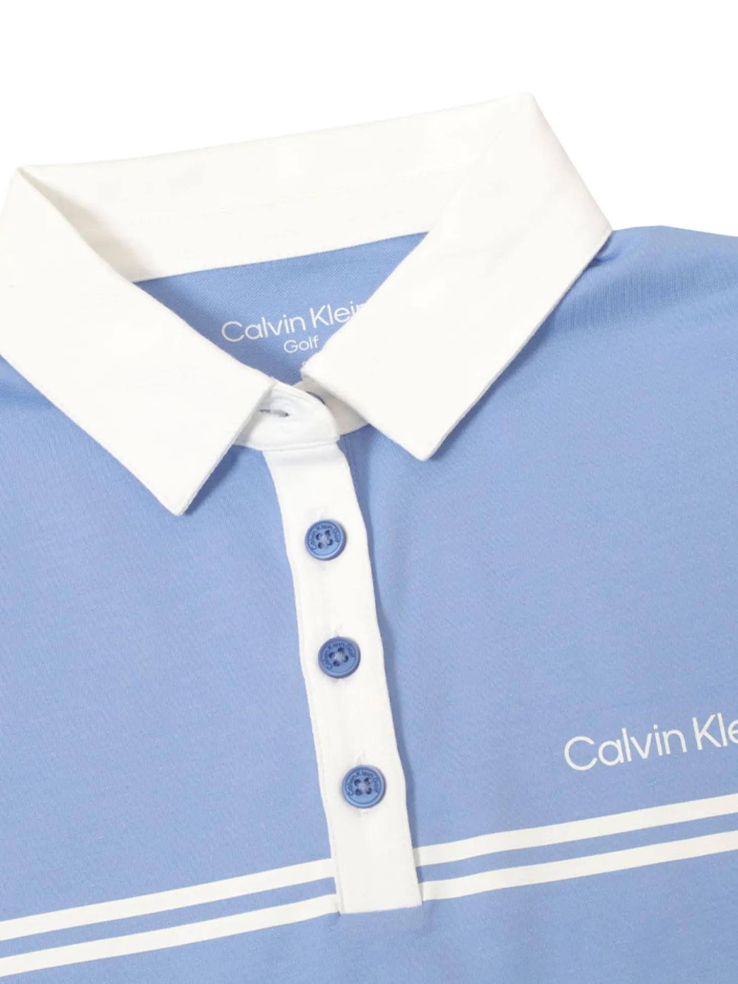 Calvin Klein Womens Bellevue Polo Shirt - Cornflower Blue