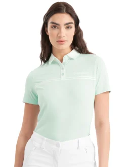 Calvin Klein Womens Bellevue Polo Shirt - Light Jade