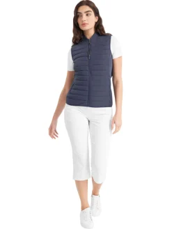 Calvin Klein Womens Beryline Hybrid Gilet - Navy