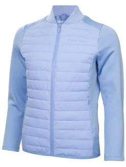 Calvin Klein Womens Beryline Hybrid Jacket - Cornflower Blue