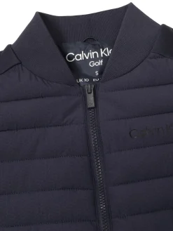 Calvin Klein Womens Beryline Hybrid Jacket - Navy