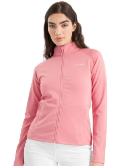 Calvin Klein Womens Blanco Full Zip Jacket - Powder Pink