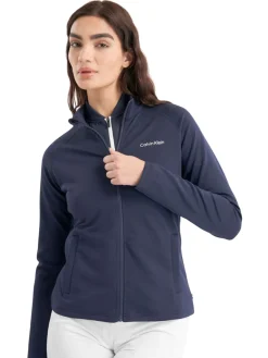 Calvin Klein Womens Blanco Full Zip Jacket - Navy