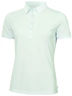 Calvin Klein Womens Brightmeadow Polo Shirt - Light Jade