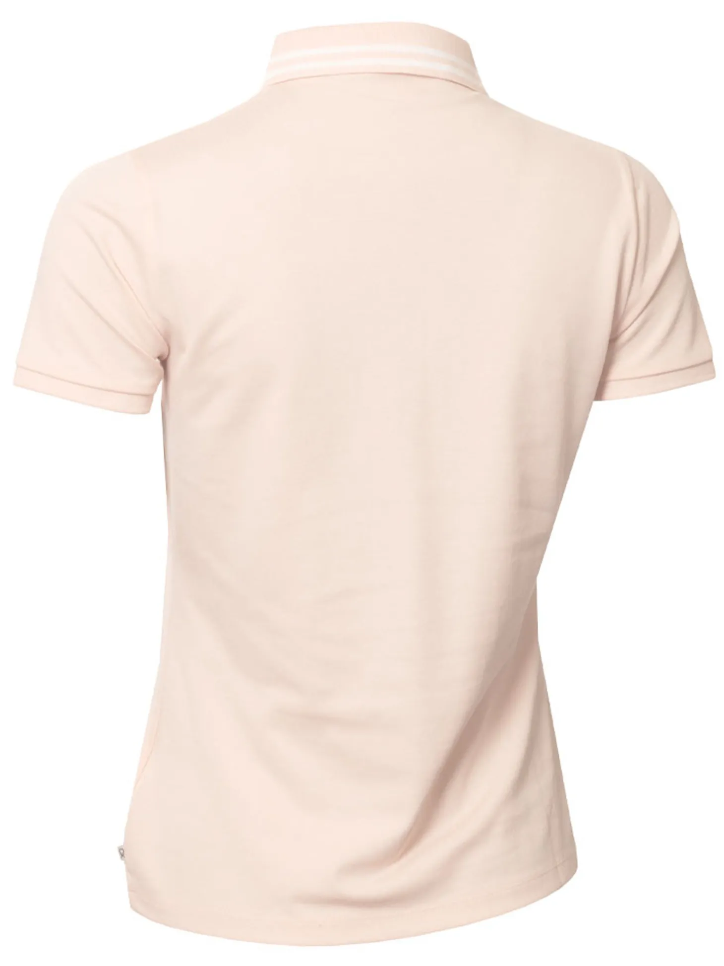 Calvin Klein Womens Brightmeadow Polo Shirt - Shell Pink