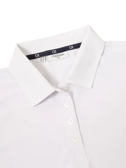 Calvin Klein Womens Club Polo Shirt - White