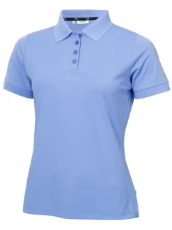 Calvin Klein Womens Club Polo Shirt - Cornflower Blue