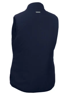 Calvin Klein Womens Faye Full Zip Gilet - Navy