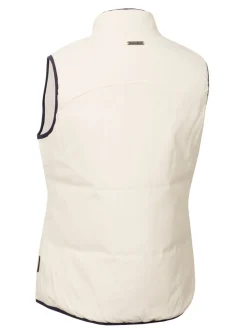 Calvin Klein Womens Faye Full Zip Gilet - Tapioca