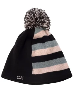 Calvin Klein Women's Gorra Bobble Beanie - Black
