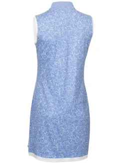 Calvin Klein Womens Harmony Printed Dress - Cornflower Blue