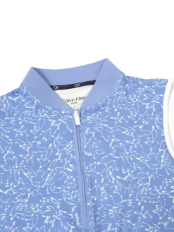 Calvin Klein Womens Harmony Printed Dress - Cornflower Blue