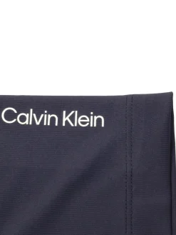 Calvin Klein Womens Harmony Printed Polo Shirt - White