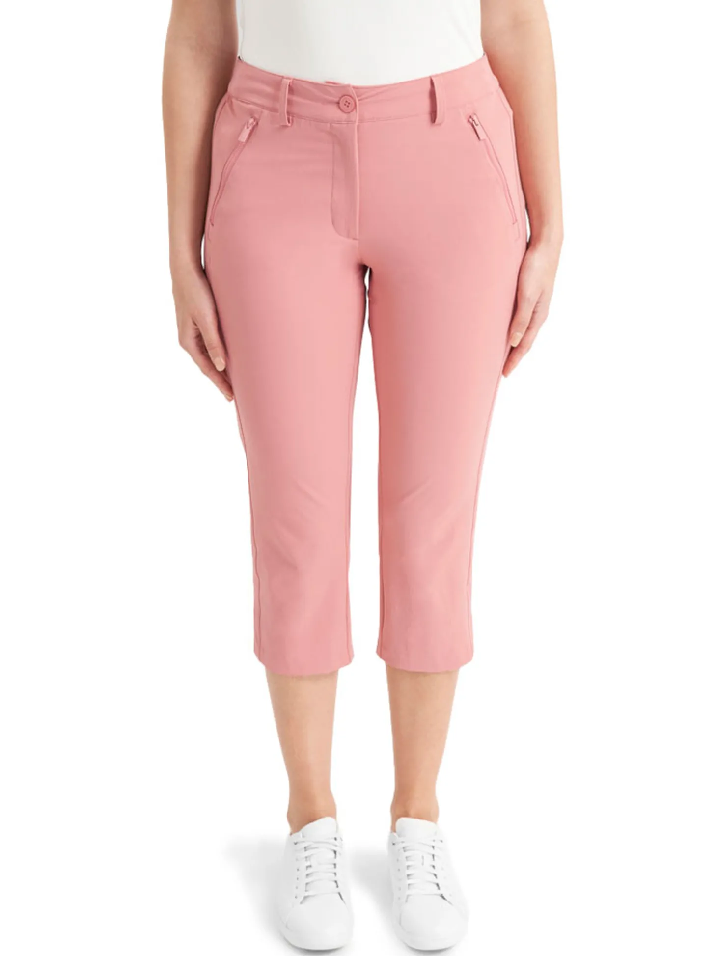 Calvin Klein Womens Isabel Capri Trouser - Powder Pink