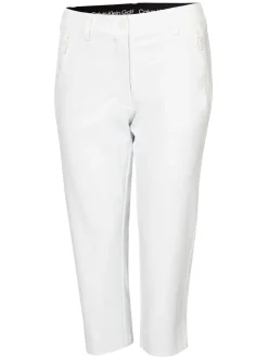 Calvin Klein Womens Isabel Capri Trouser - White