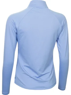 Calvin Klein Womens San Marco's 1/4-Zip - Cornflower Blue