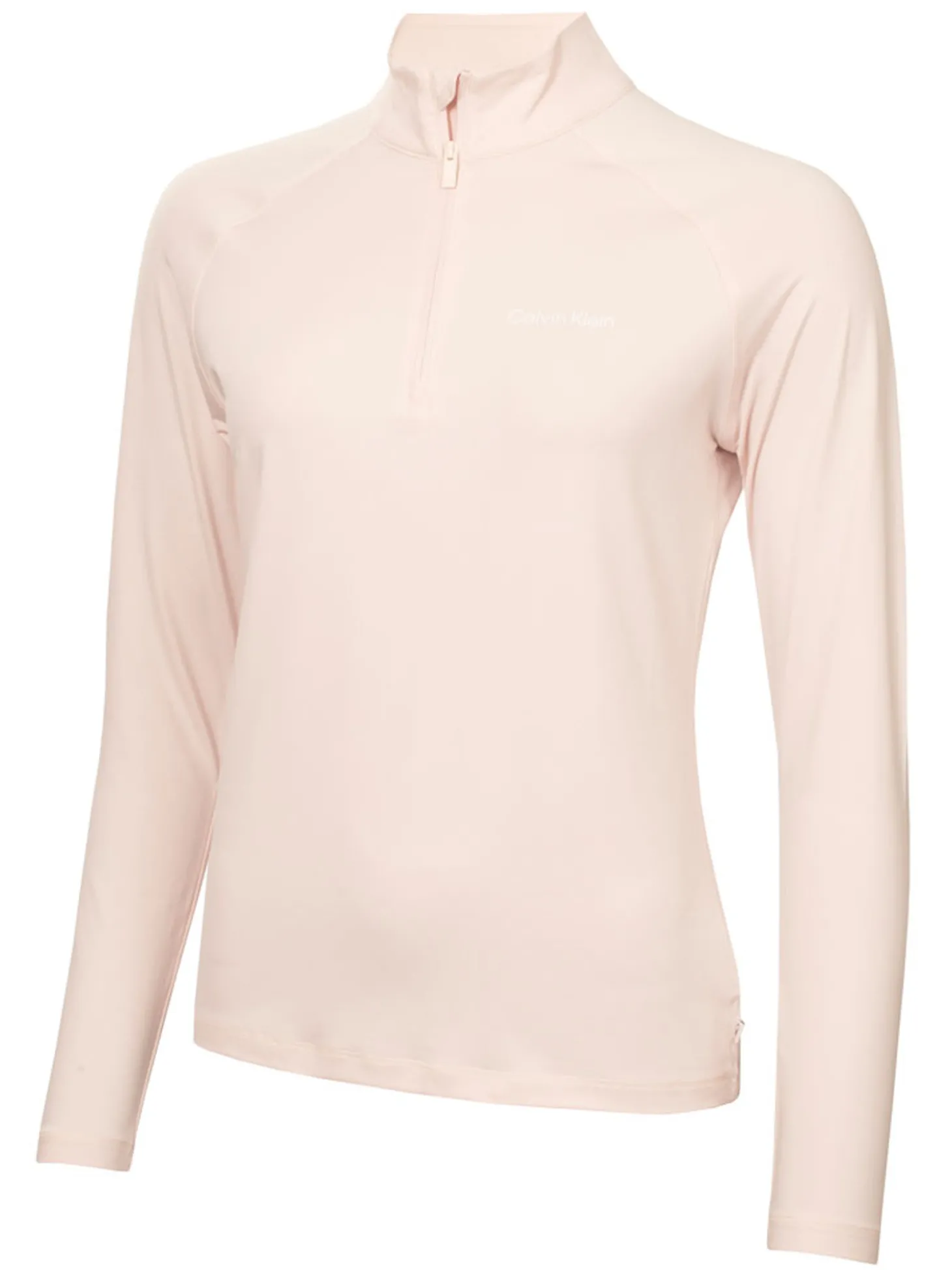 Calvin Klein Womens San Marco's 1/4-Zip - Shell Pink