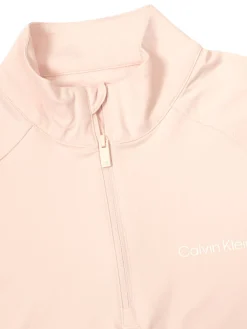Calvin Klein Womens San Marco's 1/4-Zip - Shell Pink
