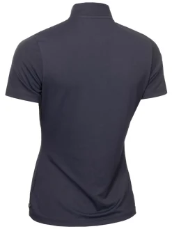 Calvin Klein Womens Tattler Mock Neck Top - Navy