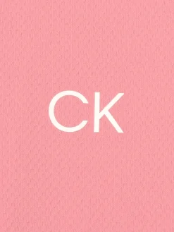 Calvin Klein Womens Tattler Mock Neck Top - Powder Pink