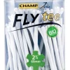 CHAMP Fly Tees 30 Pack 2.75 Inch White