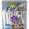CHAMP Fly Tees 25 Pack 3.25 Inches White