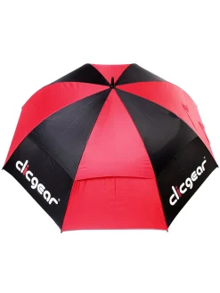 Clicgear Double Canopy 68 Inch Umbrella - Black/Red