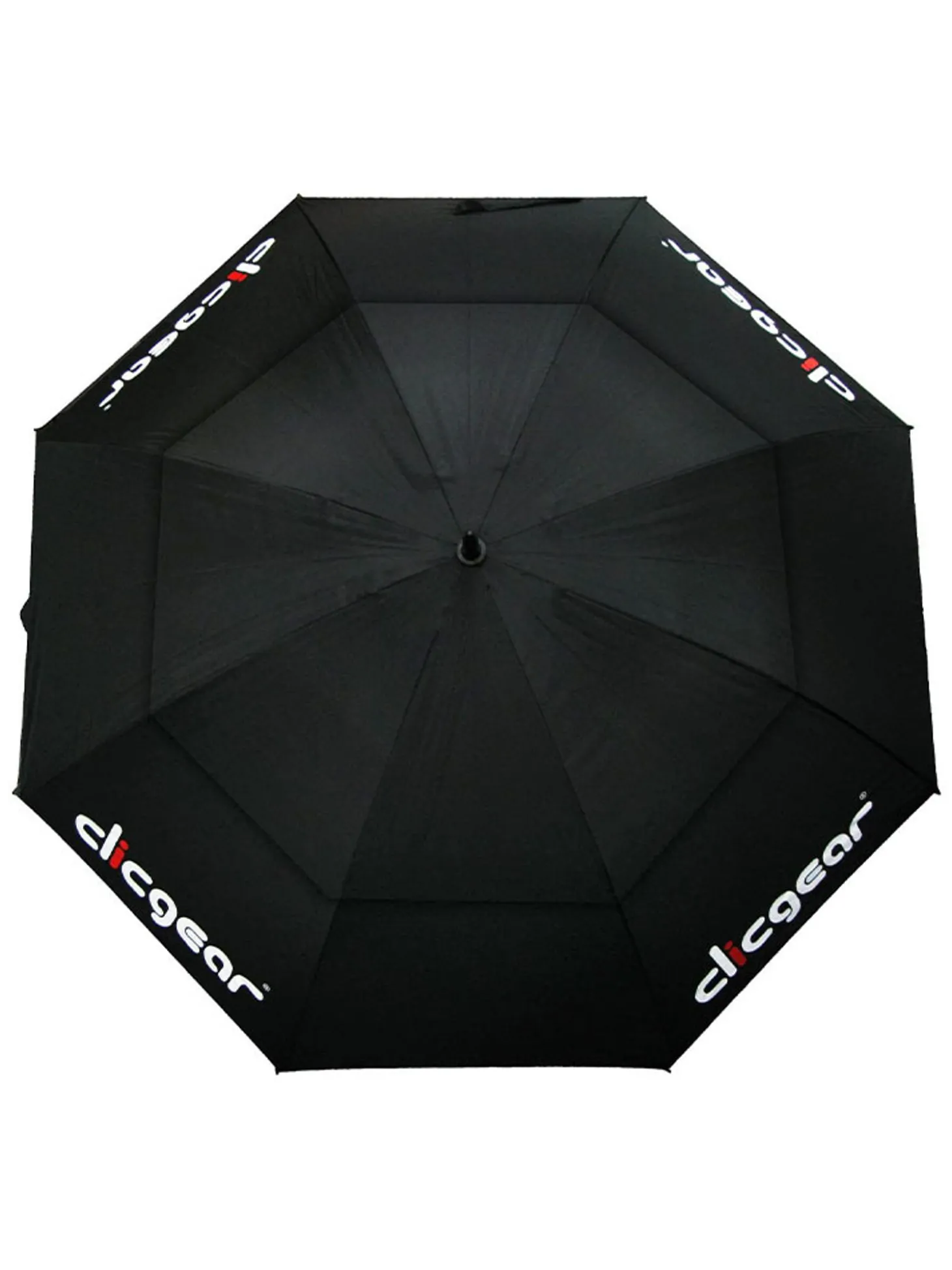 Clicgear Double Canopy 68 Inch Umbrella - Black