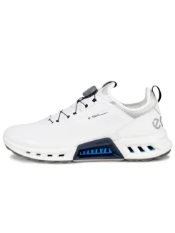 Ecco M BIOM C4 BOA Golf Shoes - White/Black
